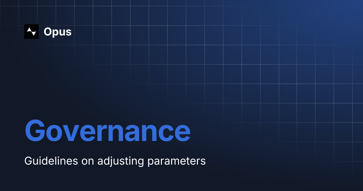 Governance | Opus